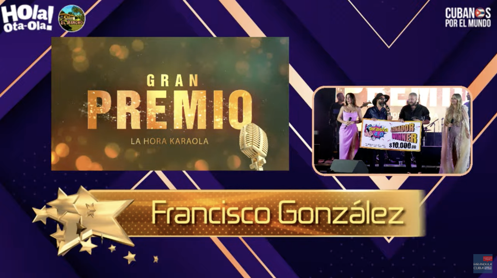 Ganador Francisco Gonzalez